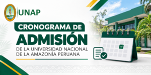 CRONOGRAMA DE ADMISIÓN PREGRADO