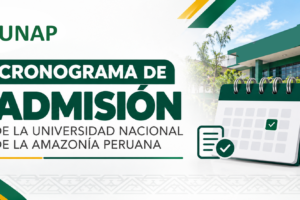CRONOGRAMA DE ADMISIÓN PREGRADO